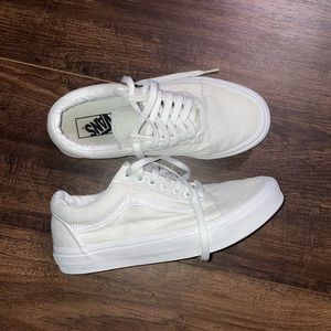 white old skool vans
